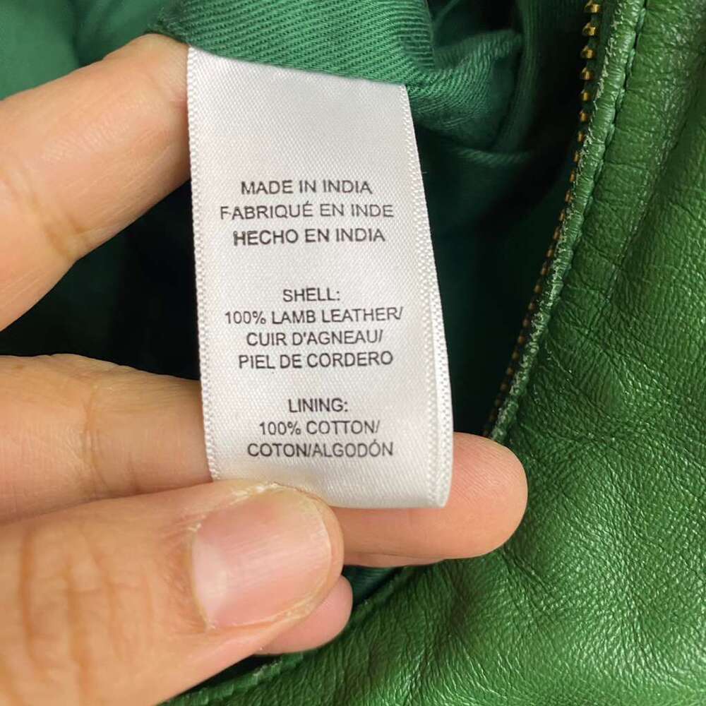 Anthropologie Women's Green Lambskin Leather Hobo - Picture 6 of 13